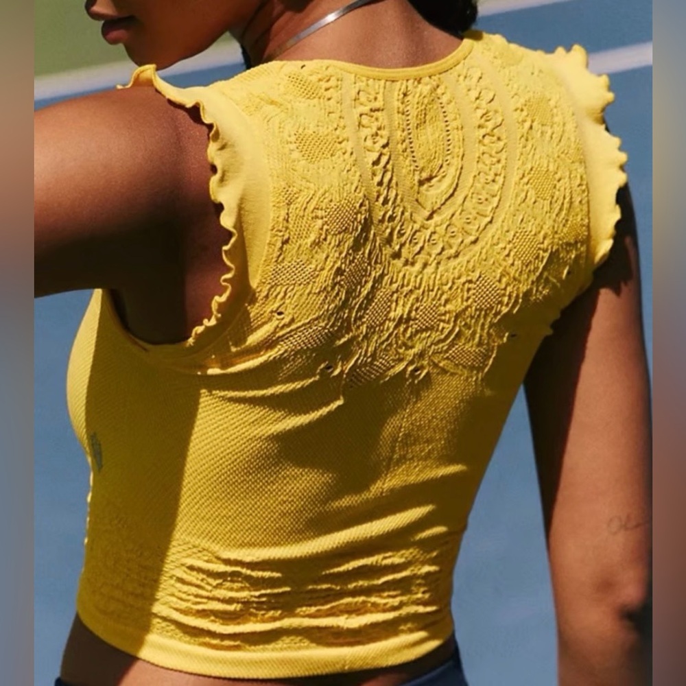 Free People Take Me Away Cami. NWT. Fresh mango - Picture 2 of 2